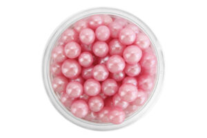 500G 6mm PEARLY PINK EDIBLE CACHOUS ,CPPRLPK-506