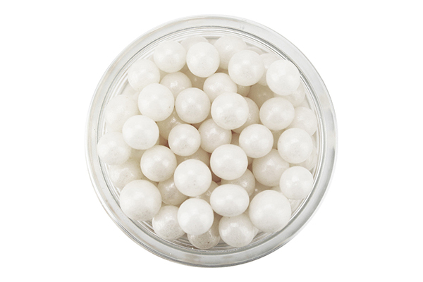 500g 4mm pearly white edible cachous,cpprlwh-504