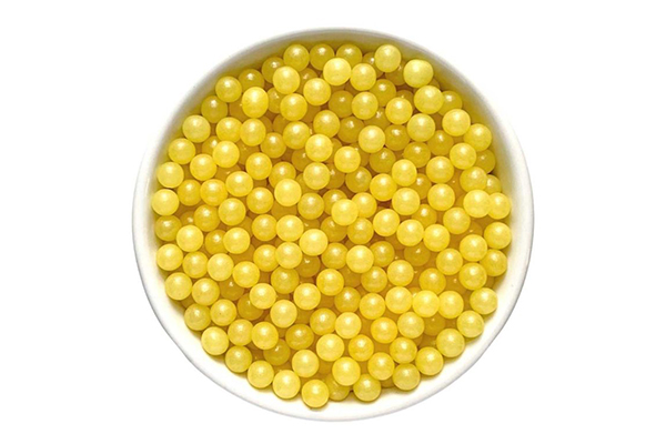 500g 6mm shiny yellow edible cachous ,cpshyel-506
