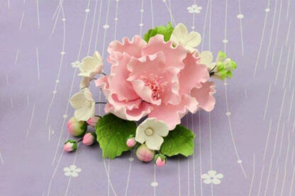 pink 16 cm large open peony bouquet,hkhppk