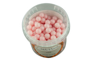 500G 8mm Shiny Pink Cachous Pearls,LY1945
