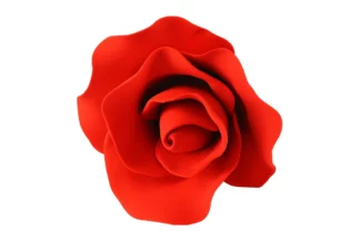 Medium Single Rose Red SWEET SUGAR FLOWERS,SFZRA5SMRD