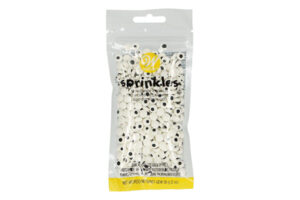 Candy Eyeballs Sprinkles,Edible Black and White Candy Eyeball Sprinkles, 56g,W03-3074