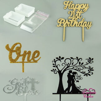 CAKE TOPPER DECORATING SETS
