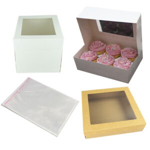 CAKE BOXES, CUPCAKE BOXES & COOKIE BAGS