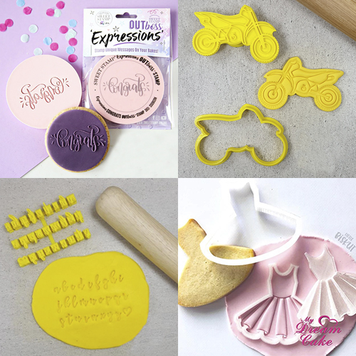 Its A Girl Cookie/Fondant Stamp Embosser Cupcake Cake Decorating Tool 