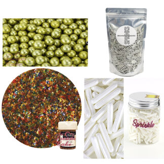 SPRINKLES, SPARKLES AND PEARLS