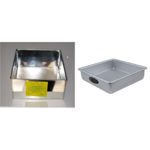 SQUARE CAKE PANS - HIRE ONLY