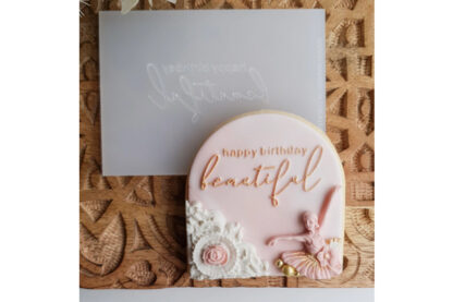 happy birthday beautiful cookie stamp,happybirthdaybirthdaybeautiful