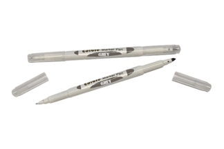 Grey Edible Marker Pen Double Sided,TGP-002