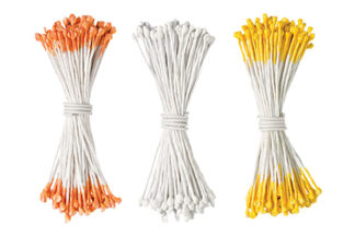 Flower Stamens, 2.25-Inch, Yellow, Orange and White, 180-Pack,colour20stamen20set201b