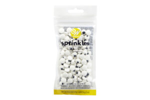 Edible Black and White Candy Eyeball Sprinkles, 56g,eyeballsb