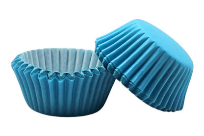 50 pieces light blue mini 35mm grease-proof cupcake cases,bc-g2-502