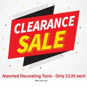 CAKE DECORATING TOOL CLEARANCE