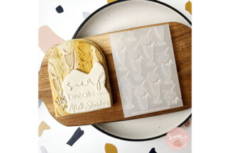 Milk Shakes Pattern Cookie Stamp,milkshk