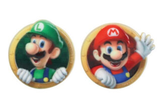MARIO BROTHERS SET OF 8 Rings,38037