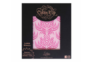 Lotus Cake Stencil Caking It Up,CIU-ST-LOTUS