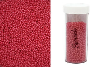 20G 2mm SHINY RED EDIBLE CACHOUS,CPSHRE-302