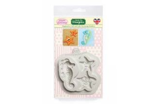 Starfish and Seahorse Sugar Buttons,CSB033