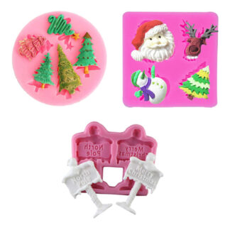 CHRISTMAS SILICONE MOULDS
