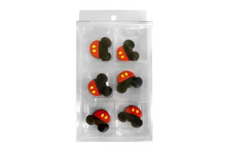 MICKEY MOUSE HEAD | SUGAR DECORATIONS | 6 PIECE PACK BSC,FS-MICKEY-6PK