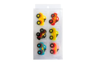 MONSTER TRUCK | SUGAR DECORATIONS | 6 PIECE PACK BSC,FS-MONSTERTRUCK-6PK