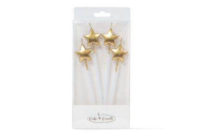 gold star candle picks,cc-strgld