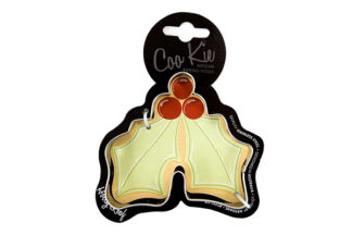 HOLLY LEAF Cookie Cutter Coo Kie,Coo Kie HOLLY LEAF Cookie Cutter,CKIE31