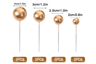 20Pce Gold Balls Decorations,GB20-1