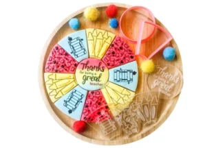 Teacher Platter Cutter and Debosser Set (Bikkie Smalls),BSP008-C