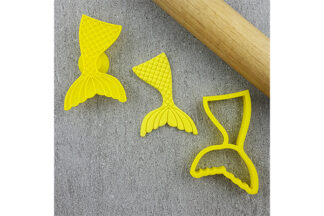 Mermaid Tail Cutter and Embosser Set,SET007