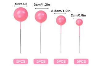 Hot Pink Ball Topper 20PCS,HPBT-20
