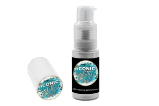 10g ULTRA SPARKLE WHITE PUFF ICONIC GLITTER DUST,IG-F1186P