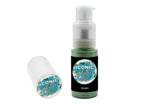 10g GREEN PUFF ICONIC GLITTER,IG-F1405P