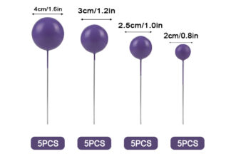 Purple Ball Topper 20PCS,PUBT-20
