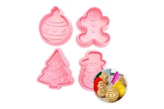 CHRISTMAS PLUNGER CUTTERS SET OF 4 BSC,UBSC CQ-09