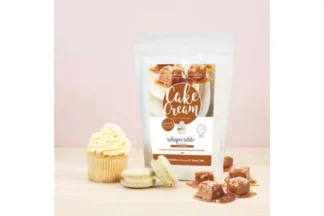 400g Whisper White Cake Cream,Salted caramel,CC400SALTEDC