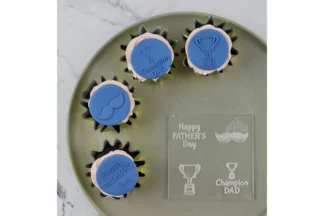 Fathers Day Mini Debosser Custom Cookie Cutters,DEM2005