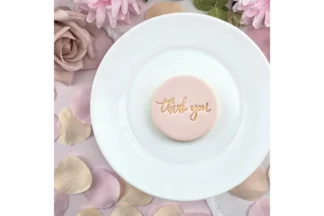 60mm Thank You Embosser Custom Cookie Cutters,EMB020