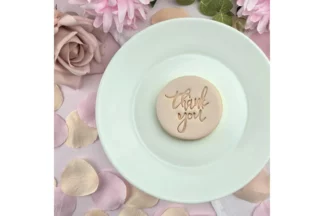 60mm Thank You V2 Embosser Custom Cookie Cutters,EMB077