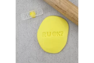 60mm Embosser R U OK? Stamp (Charity Approved) Custom Cookie Cutters,EMB2021-1