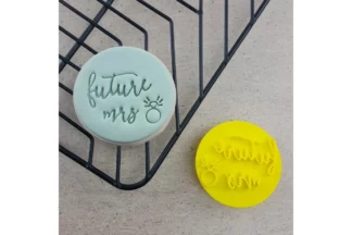 60mm Future Mrs Embosser Custom Cookie Cutters,EMB254