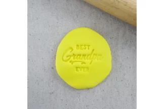 Best Grandpa Ever Embosser Custom Cookie Cutters,EMB553