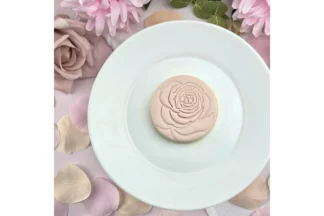 Rose Bloom Flower Embosser Custom Cookie Cutters,EMB980