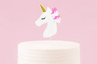UNICORN CAKE TOPPER,LY1787
