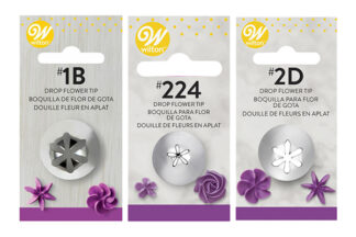 Wilton Drop Flower Piping Tips