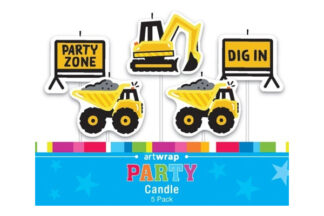 Contruction Party Birthday Party Candle,Contruction Party Birthday Party Candles,E9863