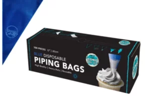 Iconic Cake Art 100pcs Blue Disposable Piping Bags Roll,ICA-BLPR12