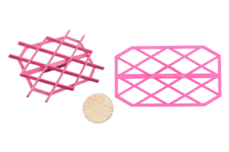 Diamond Quilting Marker - PINK - SIDE DESIGNS