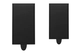 MINI RECTANGLE BLACK CAKE BOARD - SOFT CARDBOARD